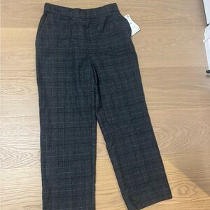 Gray Checkered Work Pants
